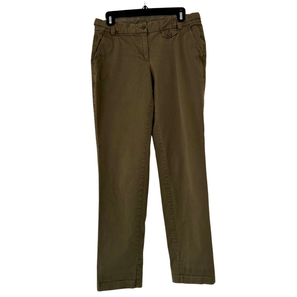 Brooks Brothers Red Fleece Olive Green Chinos Women Size 4